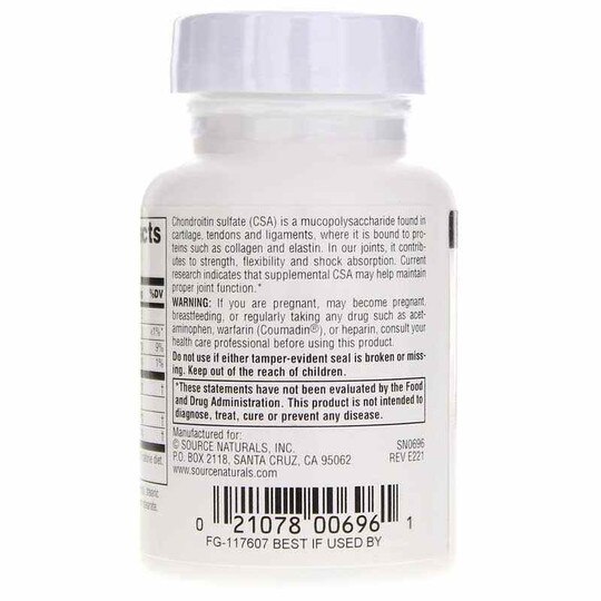 Chondroitin Sulfate 400 Mg, SNN